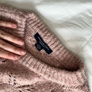 American Eagle pink sweater